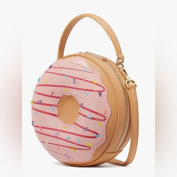 KATE SPADE 3D COFFEE DONUT CROSSBODY BAG NWT - Picture 2 of 11